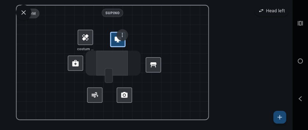 Layout sala - versione mobile
